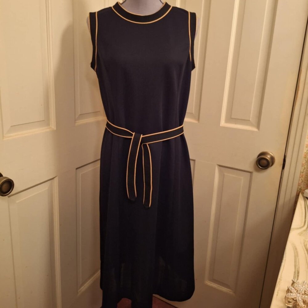 Beautiful Vintage Lorac Originals Dress with Jacket and Tie, Size 14